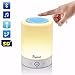 Led Lamp Speaker,ELEGIANT Wireless Stereo Speaker,LED Bluetooth Speaker,LED Night Light Table Lamp with Color Changing Touch Dimmable and Different Lighting Level Support Hands-free Function TF Card