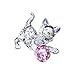 Swarovski Crystal Crystal Kitten Standing 631856