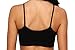 Coobie Full Size Strappy V-Neck Lace Trim Bra (9042F) full/Black