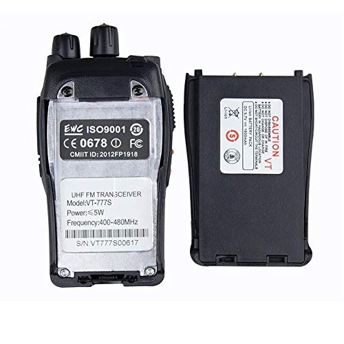 Kit 2 Rádio Comunicador Walk Talk HT UHF 16 Canais Baofeng