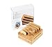 Kurrent Bamboo Desktop Charging Organizer: Multi device Dock w/ Apple Watch Stand for iPhone, iPad, Smartphone, Tablets and Apple Watch (For Use with Separate Charger)
