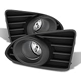 For 2012 2013 2014 Scion iQ Black Bracket Clear Lens Bumper Driving Fog Light W/Switch + Bulb