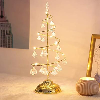 christmas tree table lamp