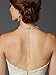 Mariell 2-Row Glass Pearl & Crystal Back Drop Bridal Necklace for Weddings & Prom - Handmade in The USA
