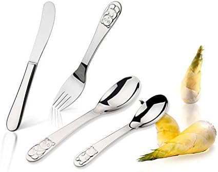 Flatware Set Baby Home 4pcs/ Stainless Steel Fabulous Gift Idea Dinner Knive,dinner Fork,dinner Spoon,tea Spoon