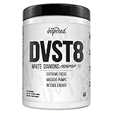 Inspired Nutraceuticals DVST8 White Diamond Reserve | Extreme Focus, Pump, and Energy Pre-Workout Powder Citrulline, Betaine, Dynamine, Astragin, Electrolytes | Laguna Sunrise| 40 Servings