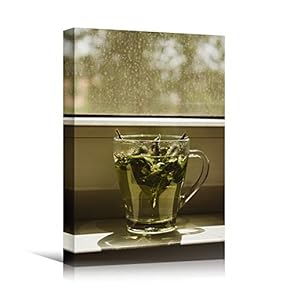 signwin Canvas Wall Art Tea Coffee Drinks Farmhouse/Country...