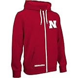 Nebraska Cornhuskers Zip Up Hooded Sweatshirt Red