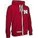 Nebraska Cornhuskers Zip Up Hooded Sweatshirt Red