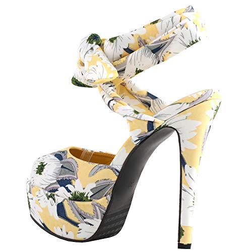 SHOW-STORY-Retro-Yellow-Floral-Print-Ankle-Strap-Platform-High-Heel-Party-SandalsLF80895