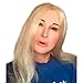 Rubber Johnnies White Female Lady Doll Mask, Blond Hair, Wig, One Size, Adult