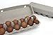 Pulp Egg Cartons, Blank Flattop Style Carton, 12-Egg, 100% Recyclable, Set of 12