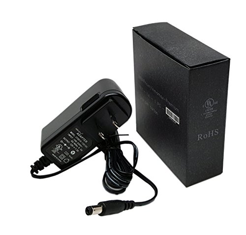 iMBAPrice 12V DC Wall Power Adapter UL Listed Power Supply (5-Feet, 12V 1A(1000mA))