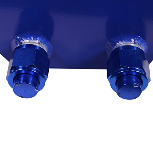 5 Gallon OEM Fuel Cell New Polished Aluminum Gas Tank & Sender Hot Rod Rat Rod V8 (Blue)