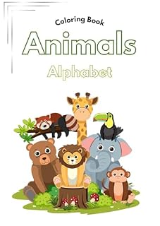 Livro colorir alfabeto e animais : color pages