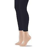 No Nonsense Women's Super Opaque Control Top Footless Tights
