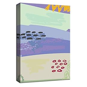 Canvas Wall Art Abstract Ink Watercolor Collection Painting Artwork for Home Prints Framed - 12x18 inches