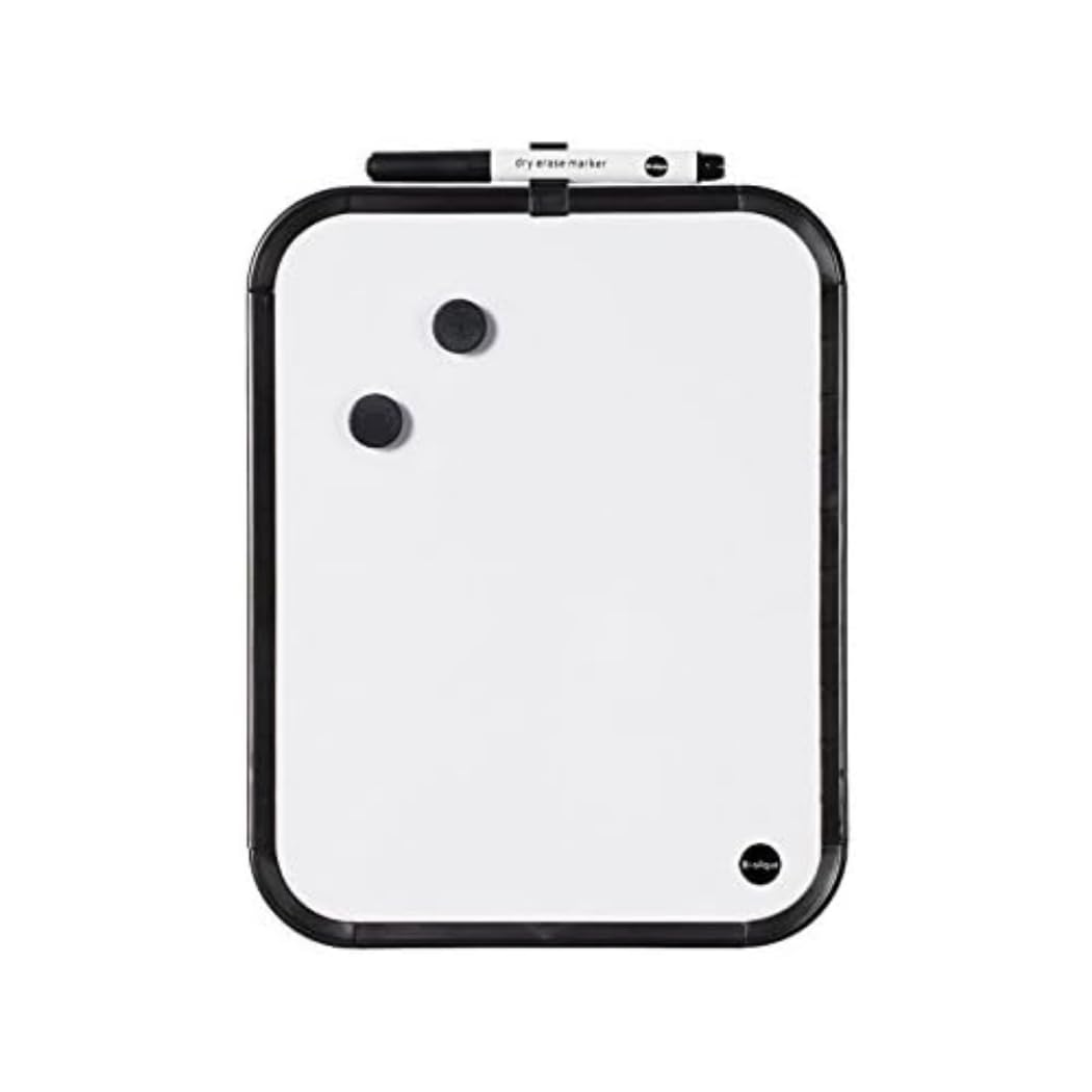 Easy Bi-Office Magnetic Board 279 x 355 mm Black Frame