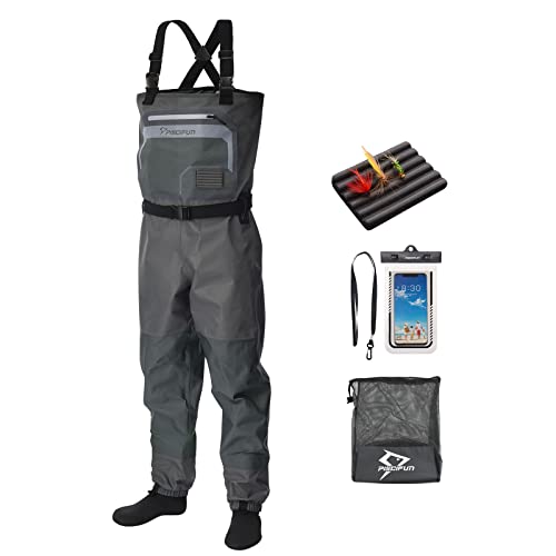 Piscifun Chest Waders, Stockingfoot Waterproof Waders For Men and Women