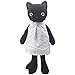 JIARU Stuffed Animals Black Cats Plush Toys Dressed Dolls 20 Inches