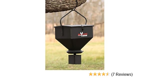 Amazon Com Big Game 100 Lb Hanging Game Feeder With Timer Steel