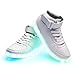 iTURBOS Hover Light Up Shoes - Light Up LED Shoes for Kids Size 4.5(M)WomenEU35 - 7 Static & 3 Dynamic Color Modes, 1 Strobe Mode - Trendy Rechargeable LED Sneakers (Charger Included)