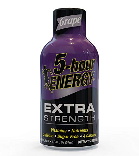 5-hour ENERGY Shot, Extra Strength Grape, 1.93 oz, 24 Count (Best 5 Hour Energy Flavor)