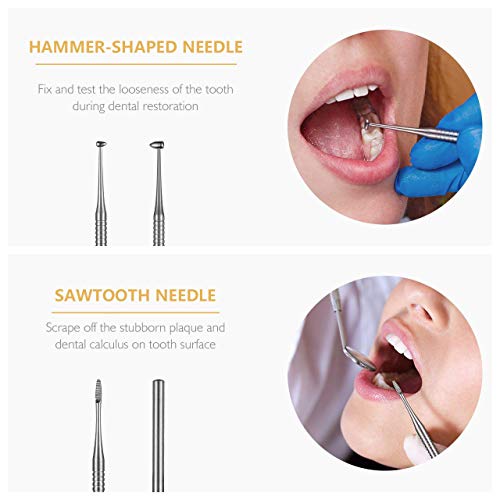 2 Dental+Apsung+Stainless+Scraper+Tweezers