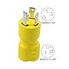 Conntek-Locking-Adapter-with-30-Amp-125-Volt-Male-Plug-To-1520-Amp-Straight-Blade-Female-Connector