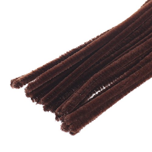 Bulk Buy of Brown Chenille Pipe Cleaners | 350 Stems