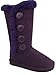 Girl's kids Lovely 4-Buttons Fur-Lined Snow Warm Winter Knee High Boots