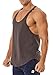 ROWILUX Men's Workout Quick Dry Soft Gym Bodybuilding Stringer Tank Tops