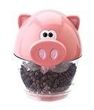 Joie Oink Oink Pepper Mill or Salt Grinder with Ceramic Mechanism, 4-Ounce Capacity