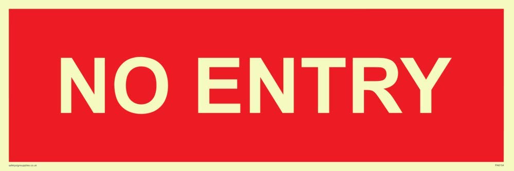NO ENTRY