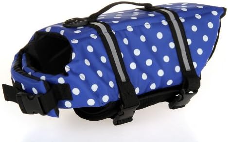 ZM PET Ripstop Doggy Life Jacket Quick Release Easy-Fit Adjustable Dog Life Vest (M)