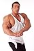 Mens Poly Stringer Tank Top by Pitbull in White, Medium