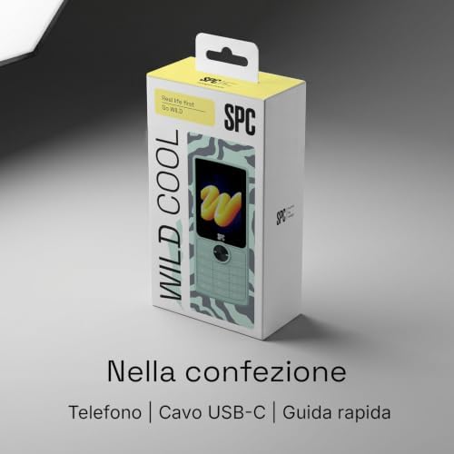 WILD COOL - Telefono base per disconnessione/primo uso, Menta