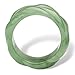 PalmBeach Genuine Green Jade Braided Eternity Ring Sizes 6-12 Size 8
