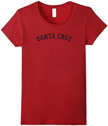 Womens Vintage Santa Cruz T Shirt Scrum Old Retro Sports Gift Tee XL Cranberry
