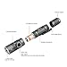 Tactical Flashlight With 3400mAh Battery 1050 Lumens Cree LED Compact Tactical Rechargeable Flashlight-Soonfire DS31