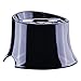 Super Design Elevated Dog Bowl Raised Dog Feeder for Food and Water, Non Spill Edges & Non Skid Sturdy Melamine Stand, Reduce Neck Stress, Less Regurgitating and Vomiting Black
