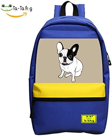 KIDAY Single Frenchie Kids Bag Backpack Unisex Back To School Rucksack Packback