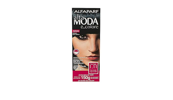 Tintura Permanente Alta Moda 1.11 Preto Azulado Unit (7898468516224)