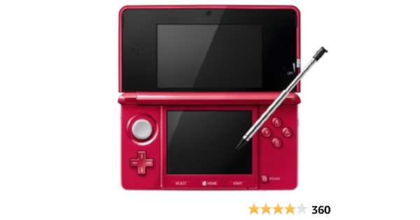 Amazon Com Nintendo 3ds Metalic Red Japanese Import Japanese Imported Version Only Plays Japanese Version Games Video Games