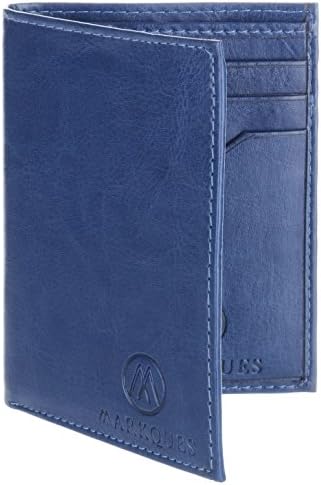 MARKQUESBlue Front Pocket Card Holder Wallet (COL-4405)