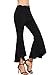 SweatyRocks Women's High Waist Flared Pants Elegant Wide Leg Capris Palazzo Pants