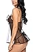 Avidlove Women Transparent Chemises Sexy Lingerie Sheer Babydoll Mini Teddy Black M