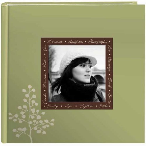 Pioneer Designer Raised Frame Cover Photo Album, Leaves