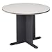 Bush Business Furniture Series A & C 42 Inch Round Conference Table in Pewter