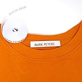 100 Personalised Iron-on Fabric Labels to Mark Your Clothes. Gentle with Your Kids Skin, for Children's School Uniform/Clothes/Clothing Labels for Kids, Baby and Children.